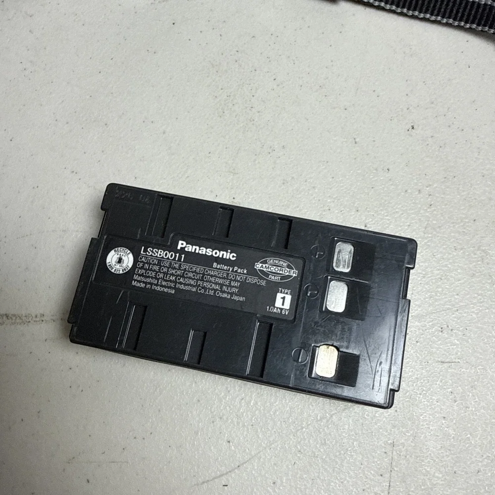 Panasonic PV-L354D VHS-C Camcorder Untested As Is
